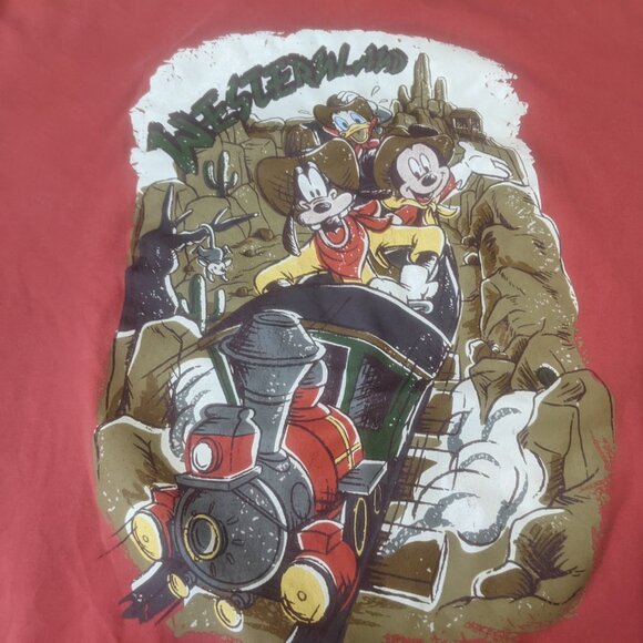 Tokyo Disney Resort Tee Red Size Large - Picture 5 of 10